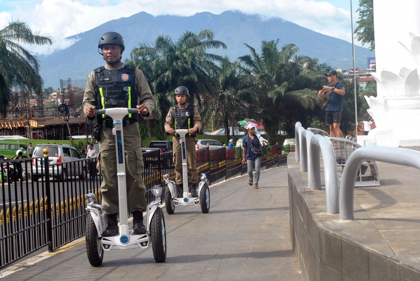 Pedestrian yang ramah bagi pelari kini bisa dinikmati di sejumlah sudut Kota Bogor.