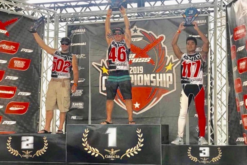 Pejetski Indonesia, Aero Sutan Aswar meraih podium ketiga di Kejuaraan Internasional P1 AquaX round-1, Amerika Serikat, yang dihelat dari 13-14 April 2019.