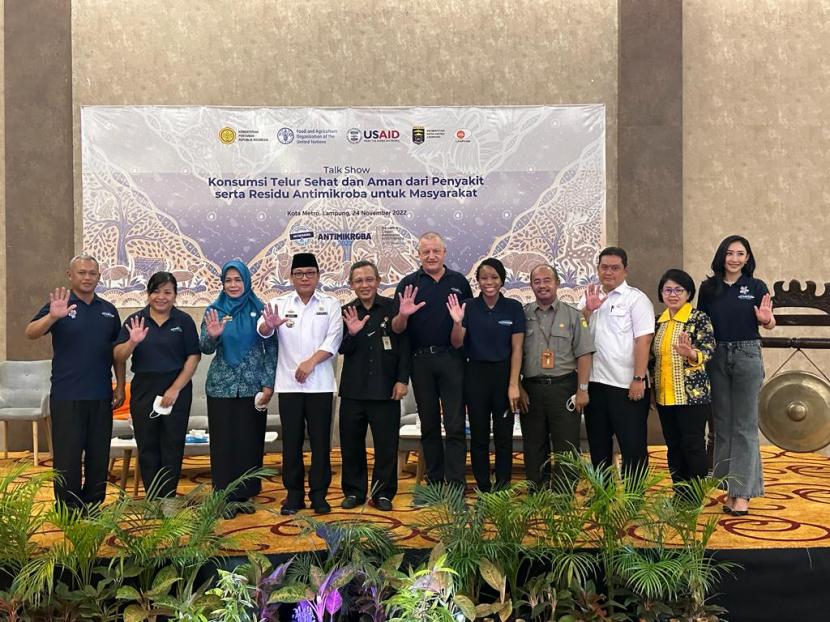 Pekan Kesadaran Antimikroba Sedunia atau World Antimicrobial Awareness Week (WAAW) yang dilaksanakan di Kota Metro, Lampung (24/11/2022).