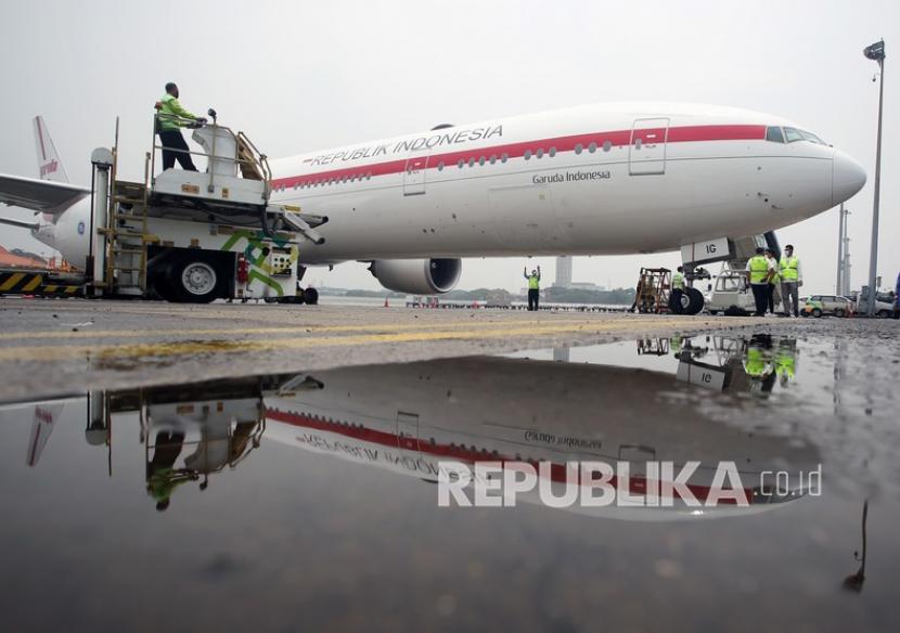 Suasana di Terminal Cargo Bandara Soekarno Hatta, Tangerang, Banten, Senin, (6/9). PT Angkasa Pura (AP) II (Persero) berkomitmen untuk memperkuat sistem transportasi nasional (sistranas).