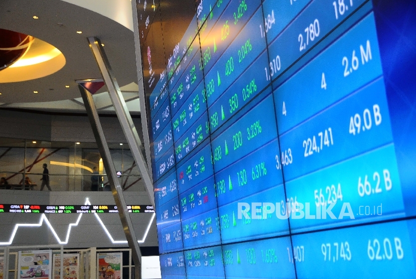 The composite share price index of the Indonesia Stock Exchange (BEI) closed at its highest level of 5,791 on Friday after Standard & Poor's raised the country's status to investment grade. (Illustration)