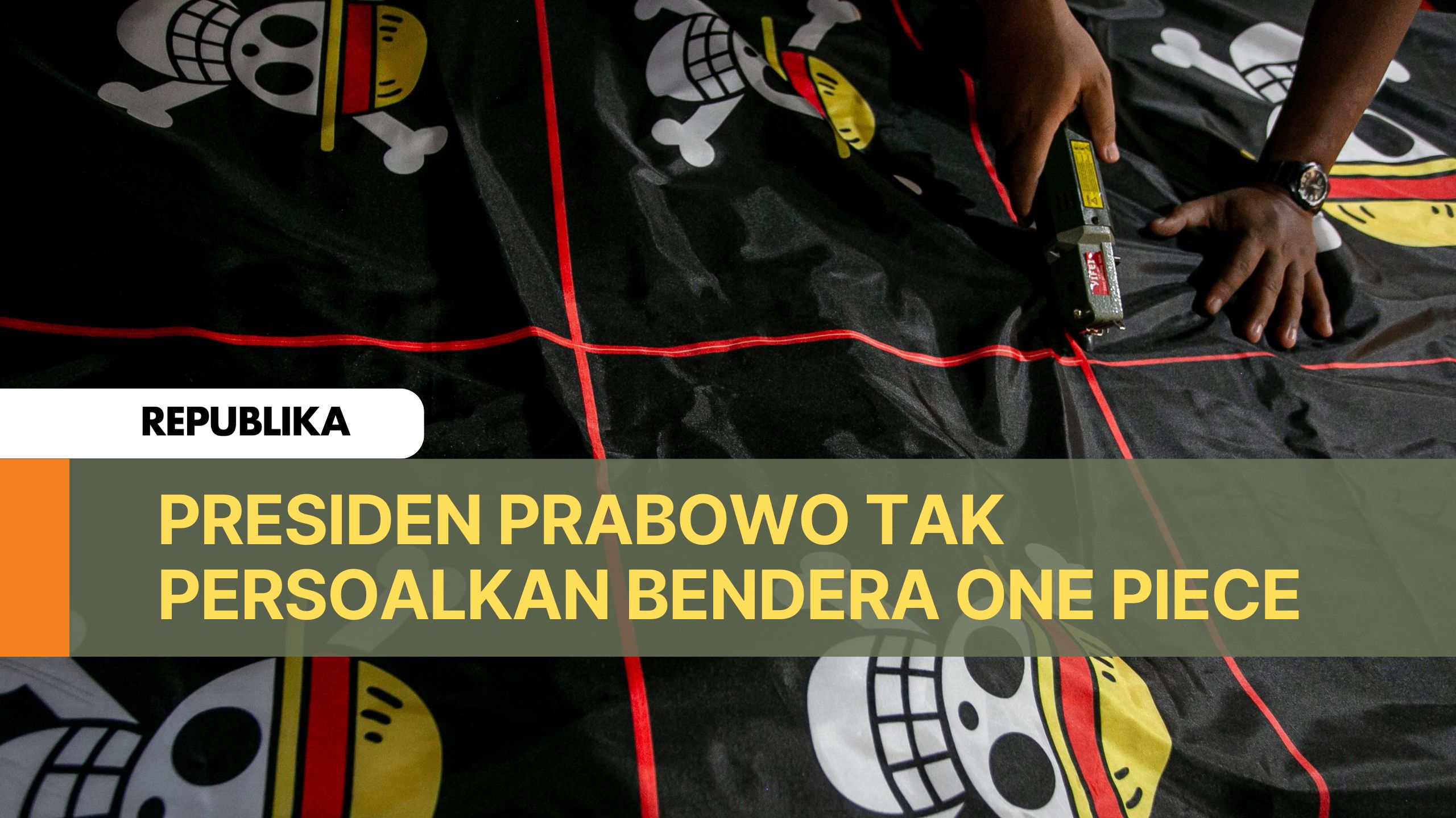 Presiden Prabowo tak Persoalkan Bendera One Piece