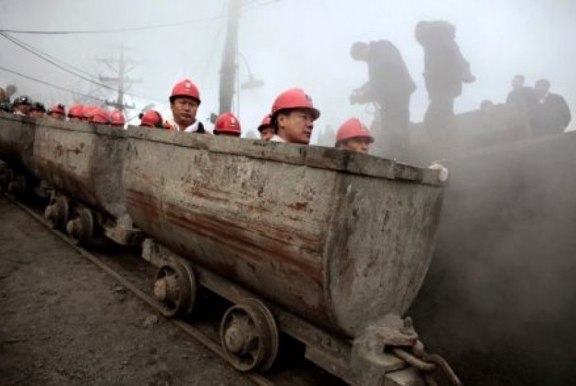 Pekerja tambang batu bara Cina
