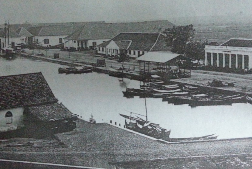 Pelabuhan lama Sunda Kalapa 1860-an.