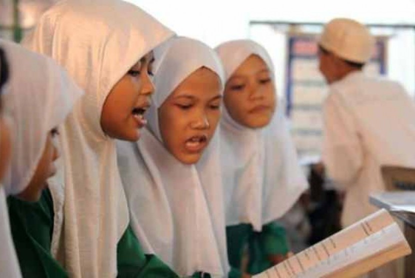 Pelajar Muslim (ilustrasi)