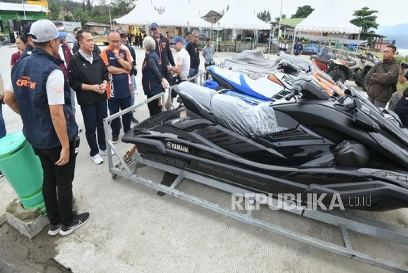 Pelaksanaan Aquabike Jetski World Championship di Danau Toba, Sumatra Utara berlangsung pada pada 13-17 November 2024.