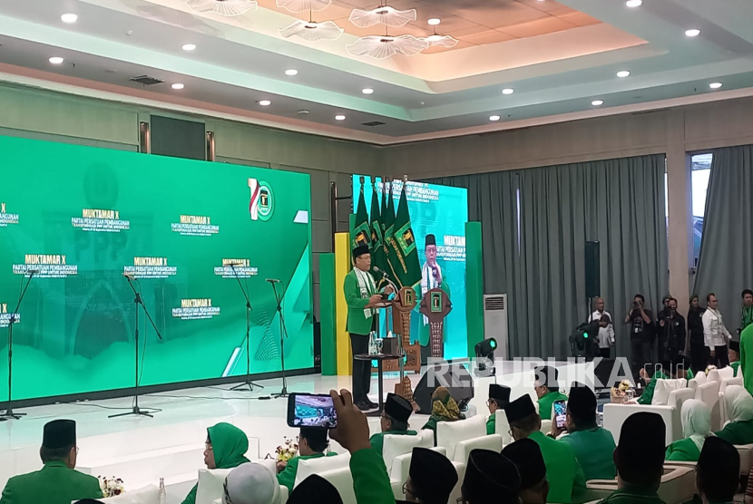 Pelaksanaan Muktamar X PP di Mercure Convention Center Ancol, Jakarta Utara, Sabtu (29/9/2025). 