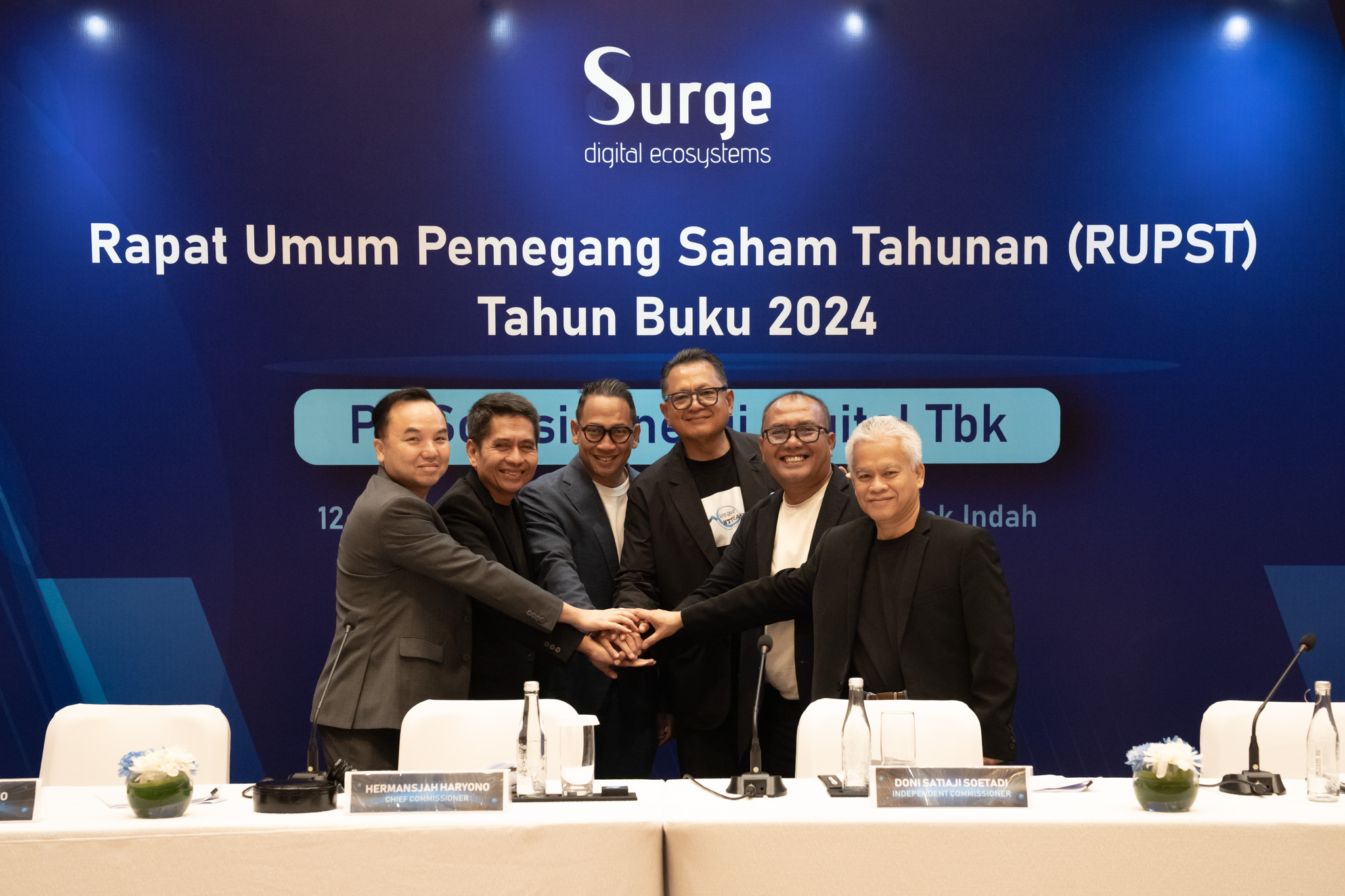 Pelaksanaan Rapat Umum Pemegang Saham (RUPS) PT Surge.