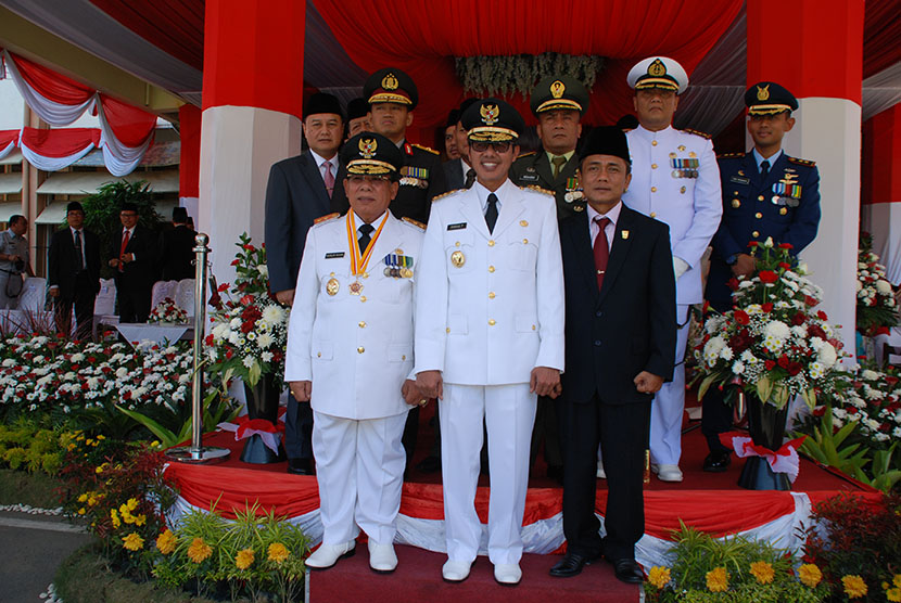Pelaksanaan upacara HUT RI ke-69 di Sumatra Barat