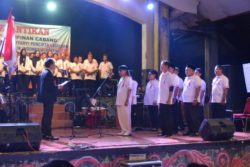 Pelantikan Dewan Pimpinan Cabang Persatuan Artis, Penyanyi, Pencipta Lagu, dan Pemusik Republik Indonesia (DPC PAPPRI) Purbalingga.