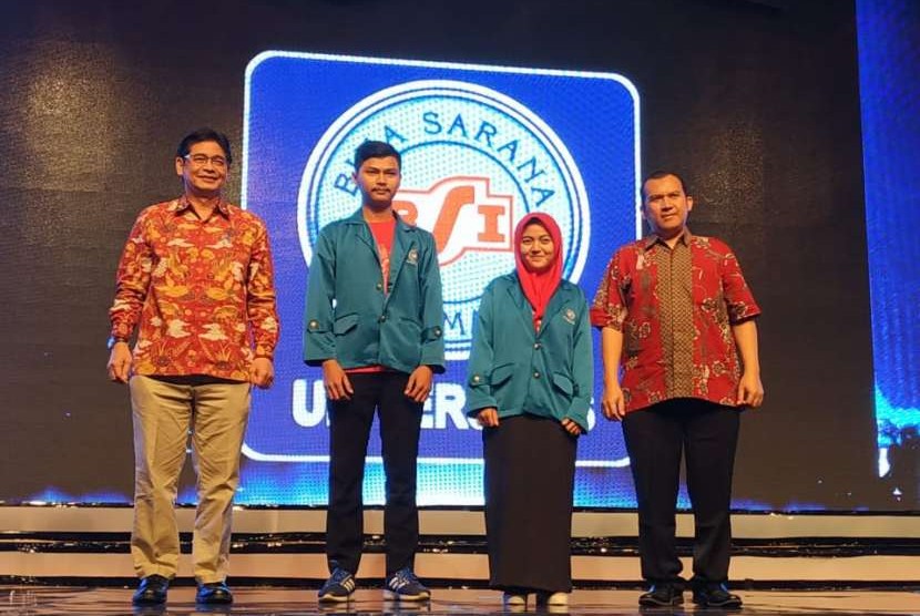 Pelantikan mahasiswa baru Universitas Bina Sarana Informatika (UBSI) oleh Dirjen Pembelajaran dan Kemahasiswaan Kemristesdikti, Prof Intan Ahmad PhD.  