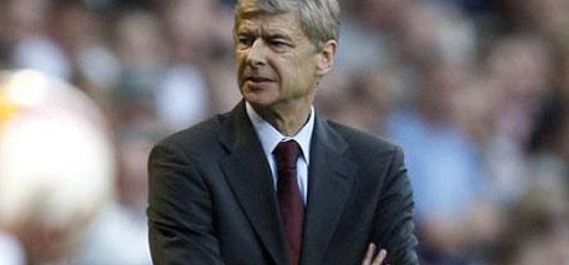 Pelatih Arsenal Arsene Wenger.