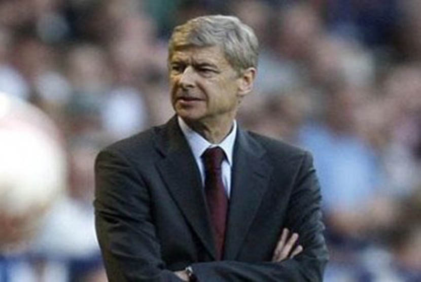 Pelatih Arsenal Arsene Wenger.