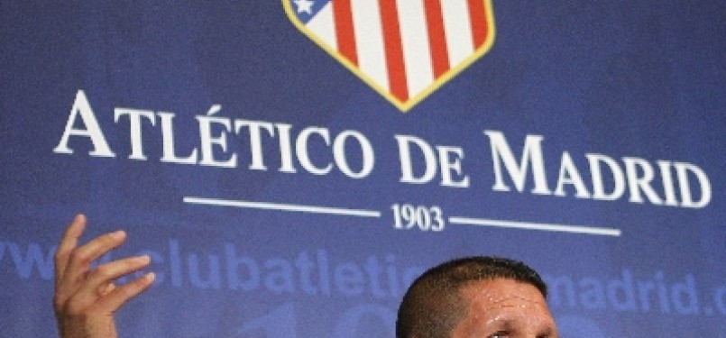 pelatih Atletico Madrid Diego Simeone