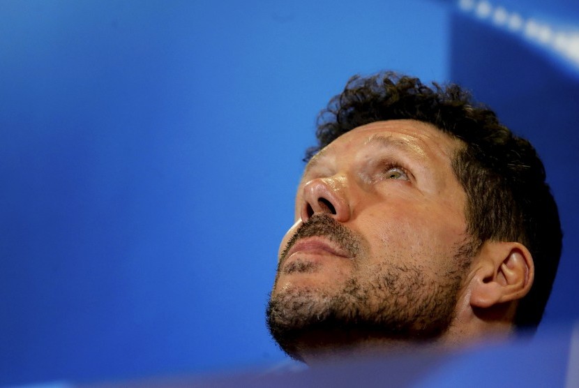 Pelatih Atletico Madrid, Diego Simeone.