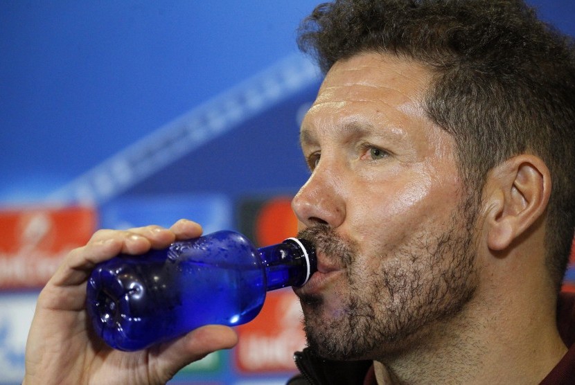 Pelatih Atletico Madrid, Diego Simeone.