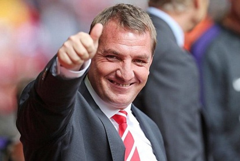 Pelatih Brendan Rodgers.