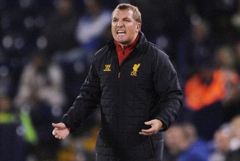 Pelatih Brendan Rodgers.