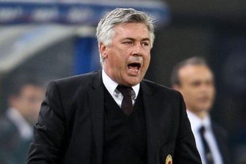 Pelatih Carlo Ancelotti.