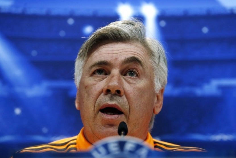 Pelatih Carlo Ancelotti.