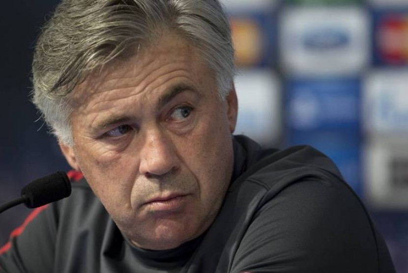 Pelatih Carlo Ancelotti.