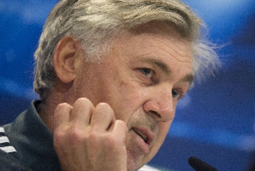 Pelatih Carlo Ancelotti.