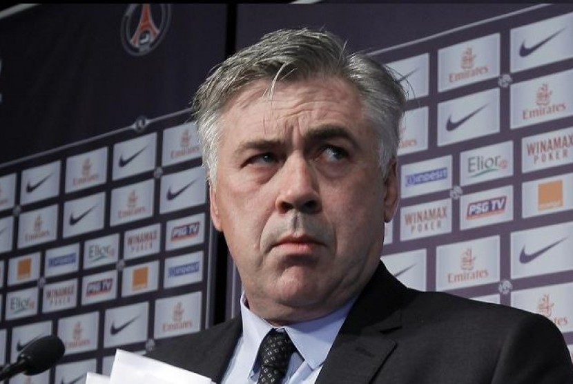 Pelatih Carlo Ancelotti.