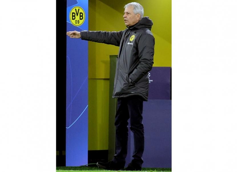Pelatih Dortmund, Lucien Favre.