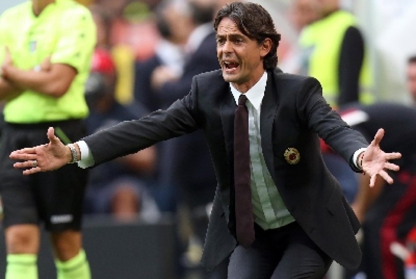 Pelatih Filippo Inzaghi.