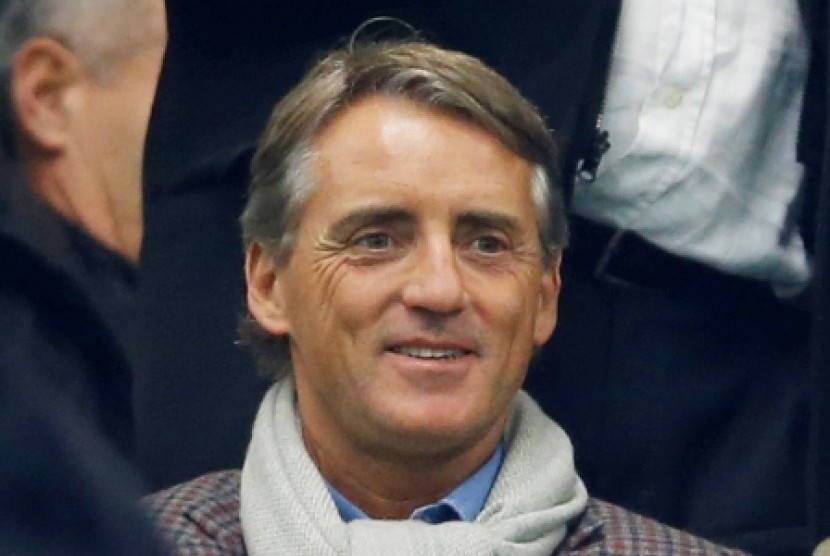 Pelatih Inter Milan Roberto Mancini