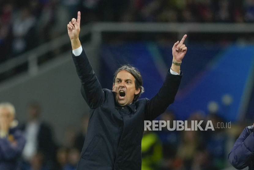 Pelatih Inter Milan Simone Inzaghi 
