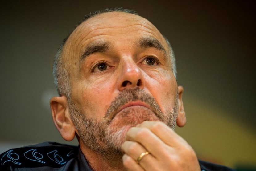 Pelatih Inter Milan, Stefano Pioli.