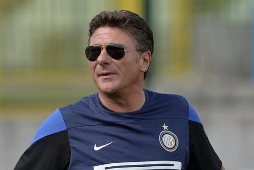 Pelatih Inter Milan, Walter Mazzarri.