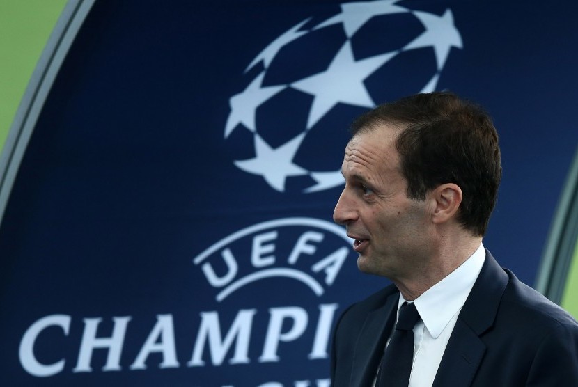 Pelatih Juventus, Massimiliano Allegri.