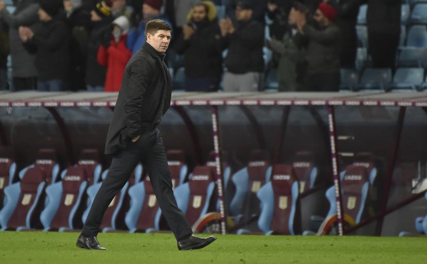 Pelatih kepala Aston Villa Steven Gerrard memuji permainan anak asuhnya saat mengalahkan Norwich City. Foto Gerrard (ilustrasi)