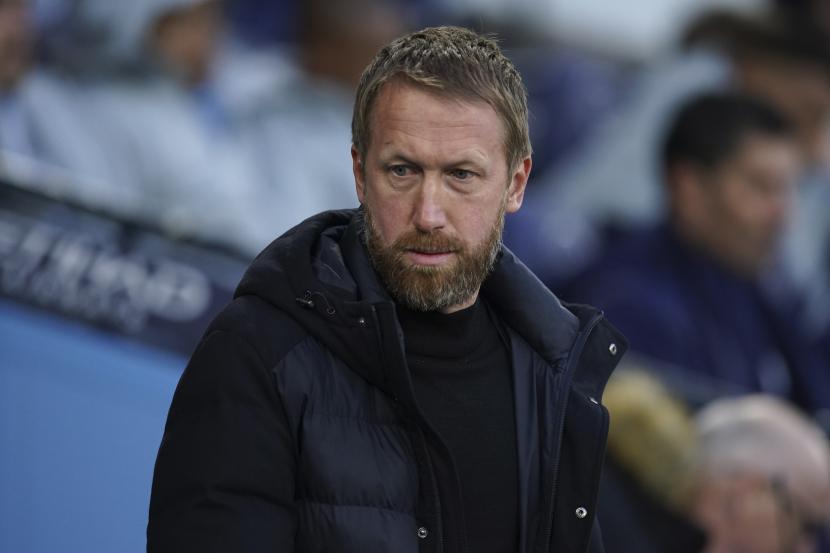 Pelatih kepala Brighton Graham Potter jadi incaran manajemen Chelsea.