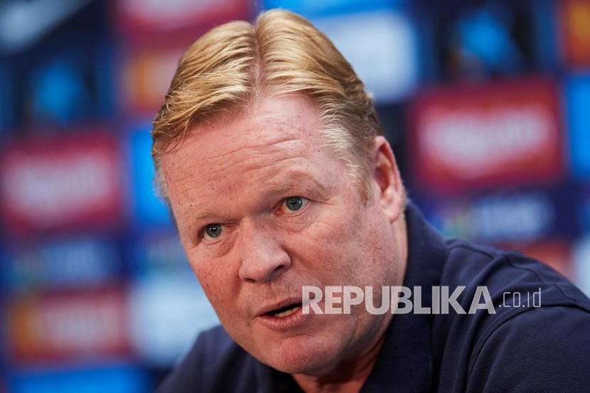 Pelatih kepala FC Barcelona, Ronald Koeman.