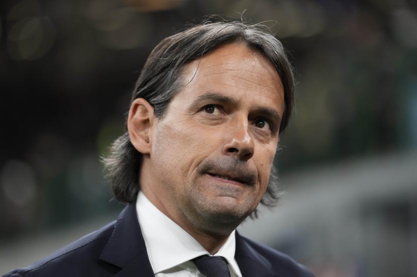 Pelatih kepala Inter Milan Simone Inzaghi.