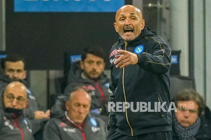 Pelatih kepala Napoli Luciano Spalletti 