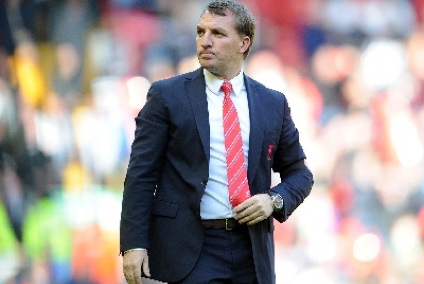 Pelatih Liverpool, Brendan Rodgers.