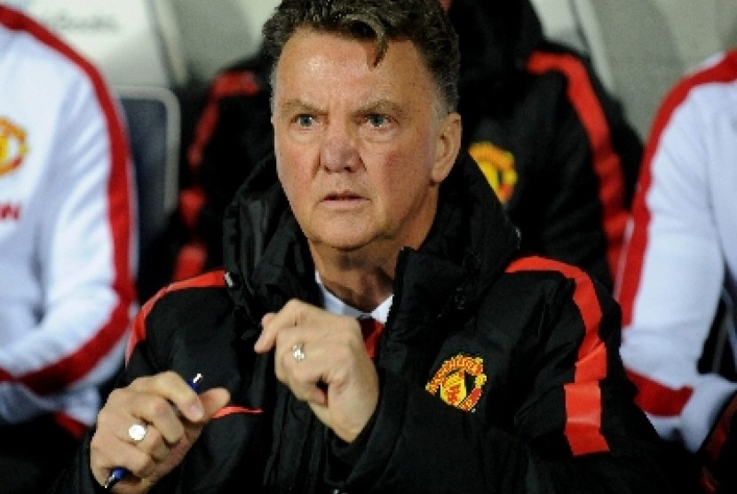 Pelatih  Louis van Gaal.