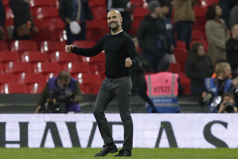 Pelatih Manchester City Pep Guardiola