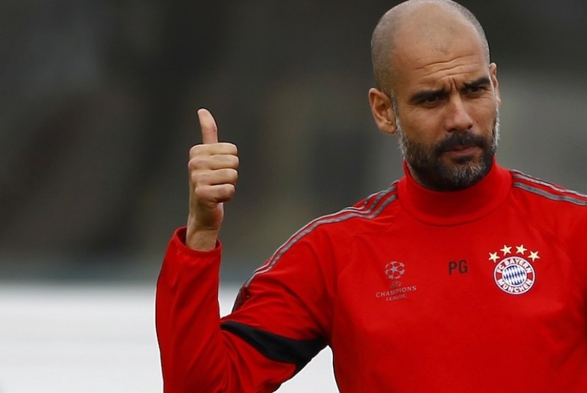 Pelatih Pep Guardiola.