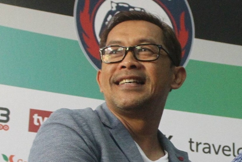 Pelatih Persela, Aji Santoso.