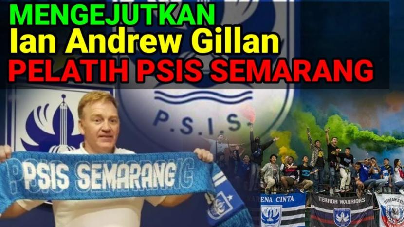 Pelatih PSIS Semarang Andrew Gillan.