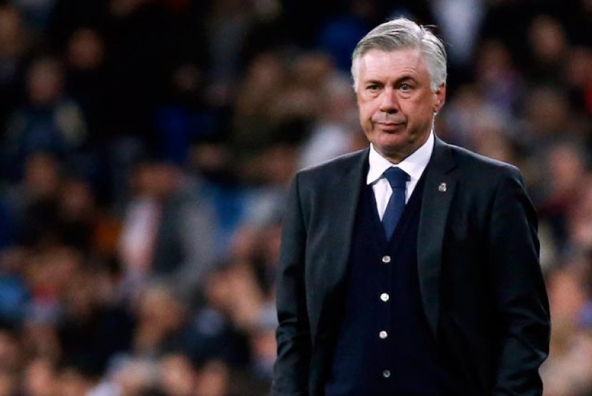 Pelatih Bayern Muenchen Carlo Ancelotti.