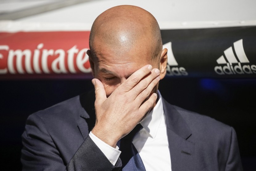Pelatih Real Madrid Zenedine Zidane 