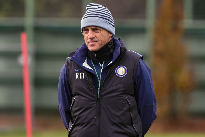 Pelatih Roberto Mancini.