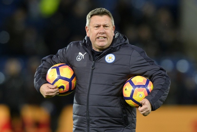 Pelatih sementara Leicester City, Craig Shakespeare.