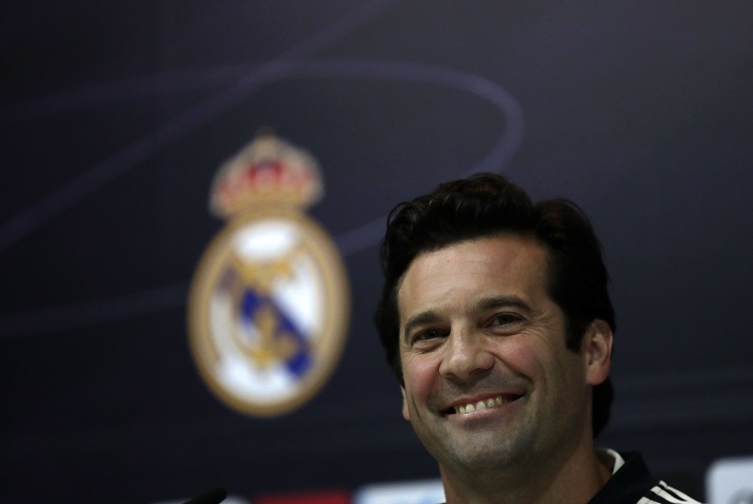 Pelatih sementara Real Madrid, Santiago Solari